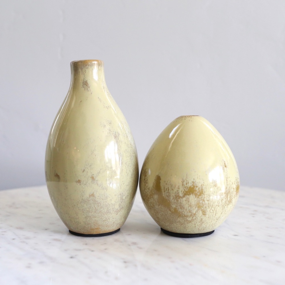 Pair of pottery vases